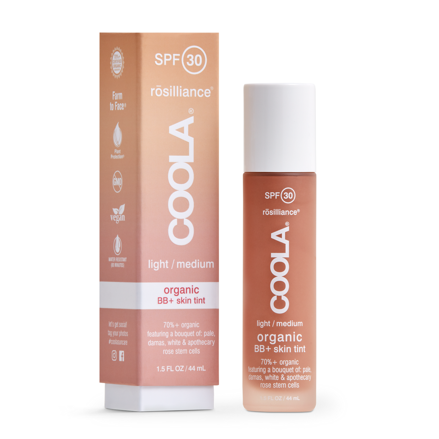 Coola Rosilliance Mineral BB+ Cream SPF 30- Fresh Rose (light/medium)