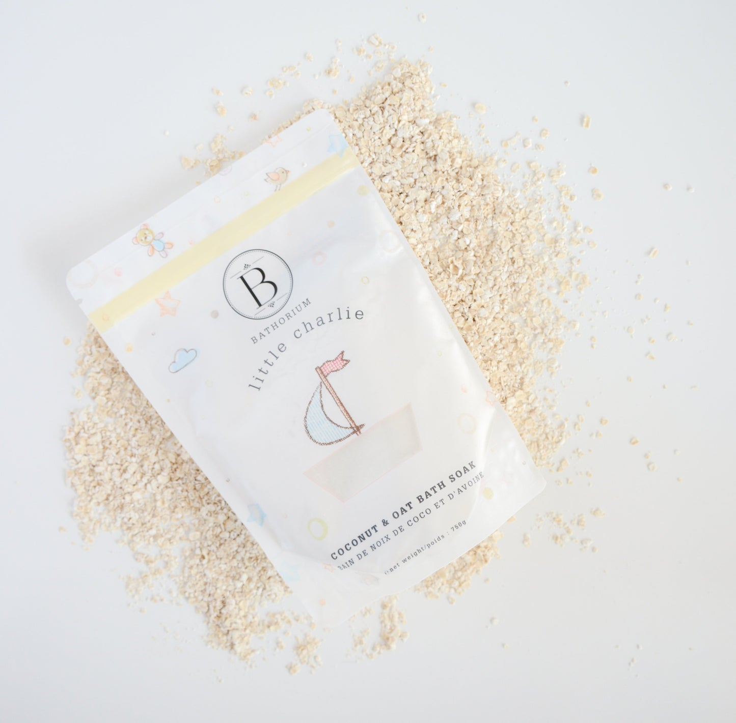 Bathorium Little Charlie Coconut & Oat Bath Soak- 750g
