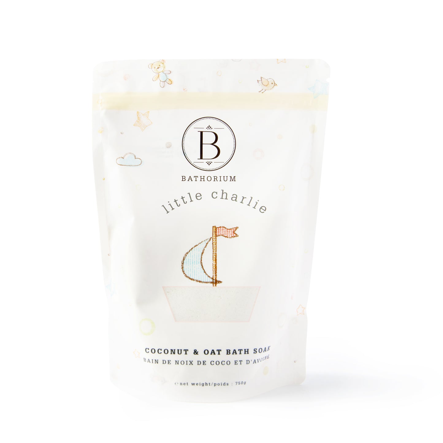 Bathorium Little Charlie Coconut & Oat Bath Soak- 750g