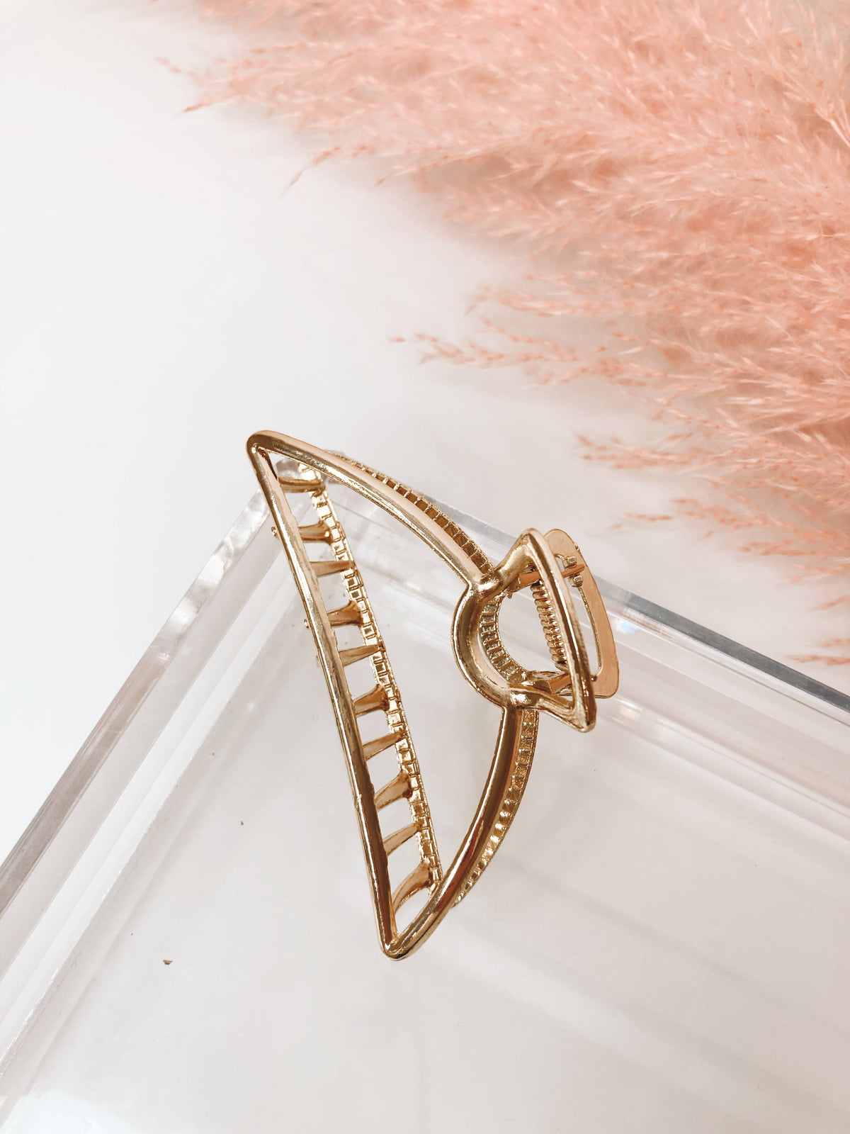 Metal Moon Claw Clip
