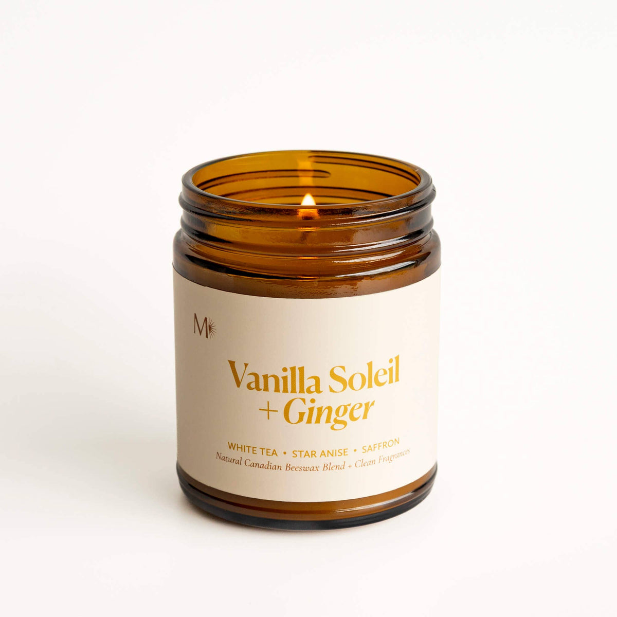 Vanilla Soleil + Ginger | Canadian Beeswax Candle