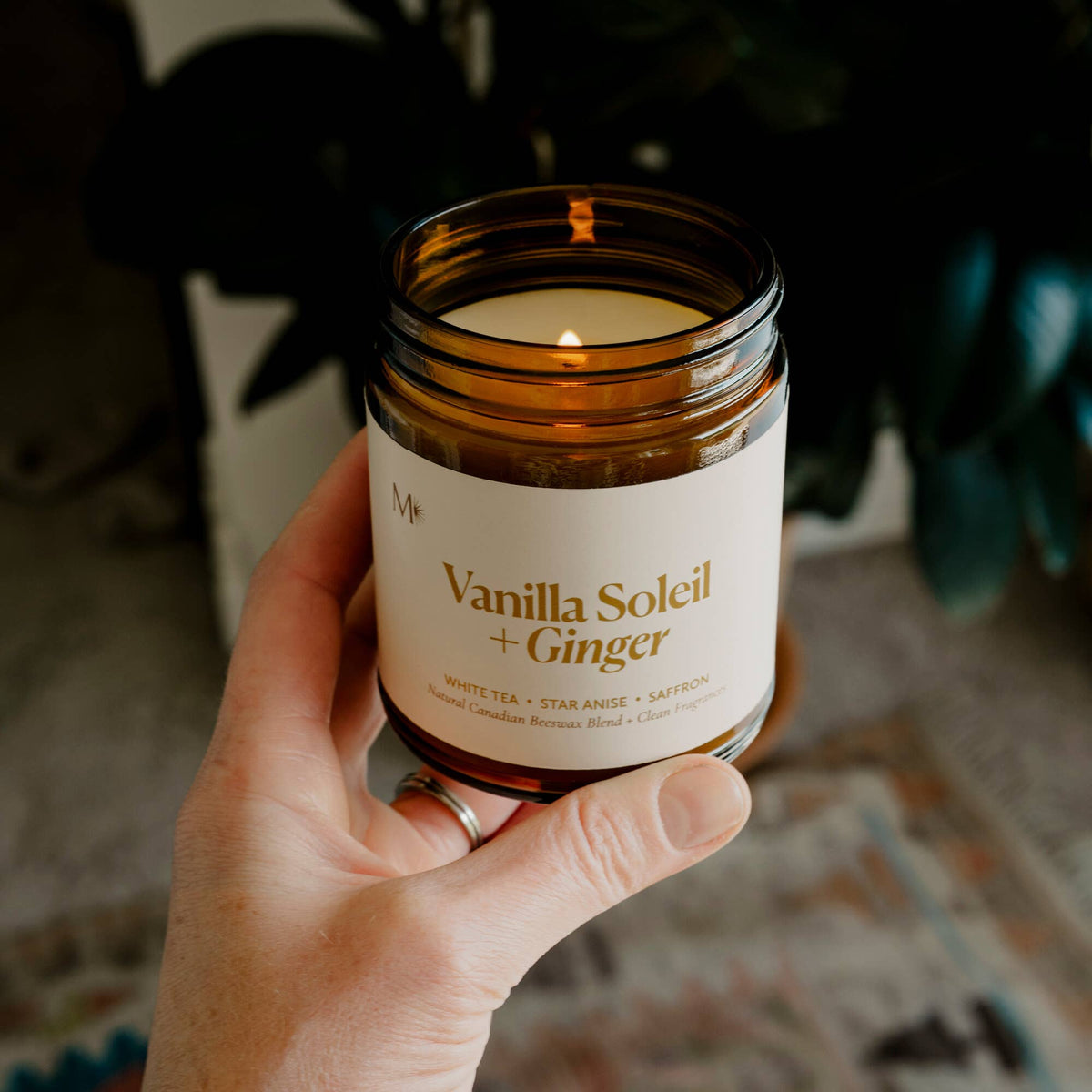 Vanilla Soleil + Ginger | Canadian Beeswax Candle