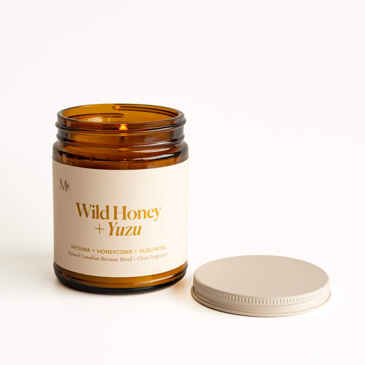 Wild Honey + Yuzu | Canadian Beeswax Candle