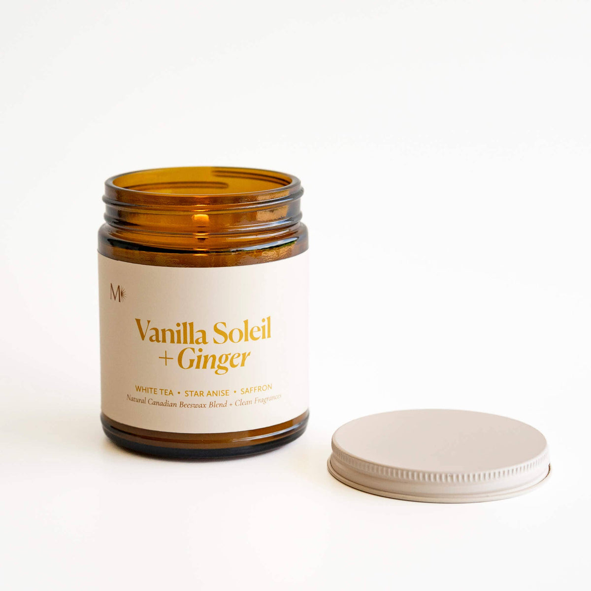 Vanilla Soleil + Ginger | Canadian Beeswax Candle
