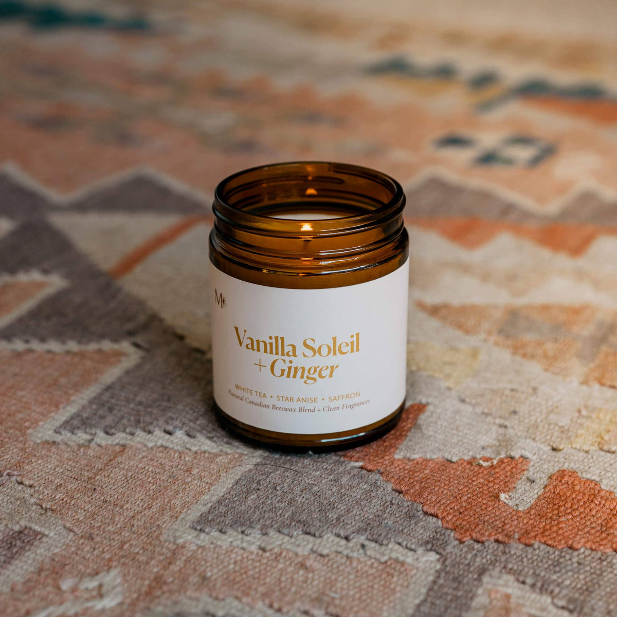 Vanilla Soleil + Ginger | Canadian Beeswax Candle