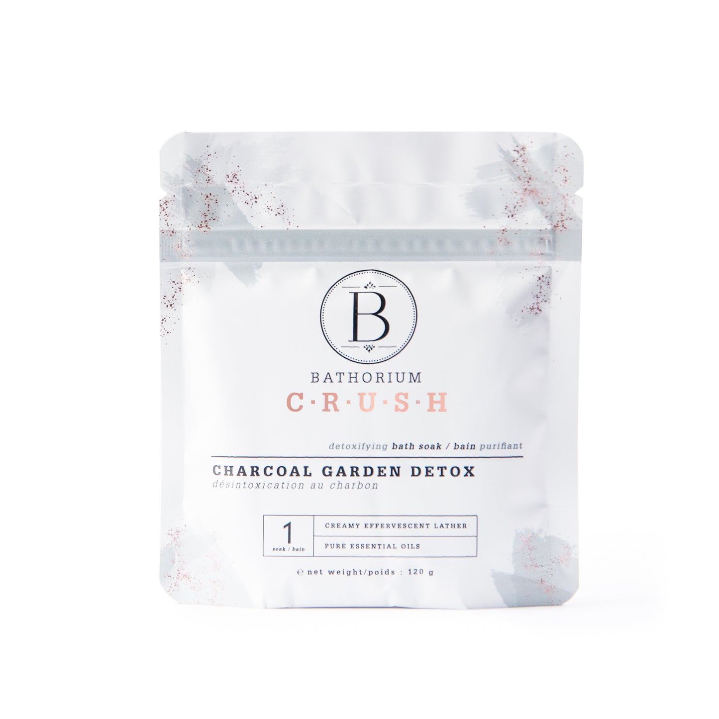 Bathorium Charcoal Garden Detox Crush Bath Soak- 150g